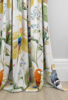 Parrot, Citrine - Made to Measure Curtain
